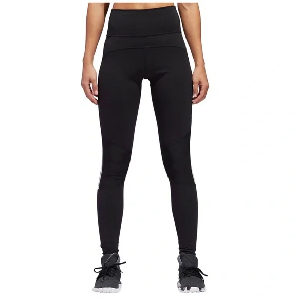 Adidas Believe This High-Rise 3-Stripe Tights - Picture 4 of 8